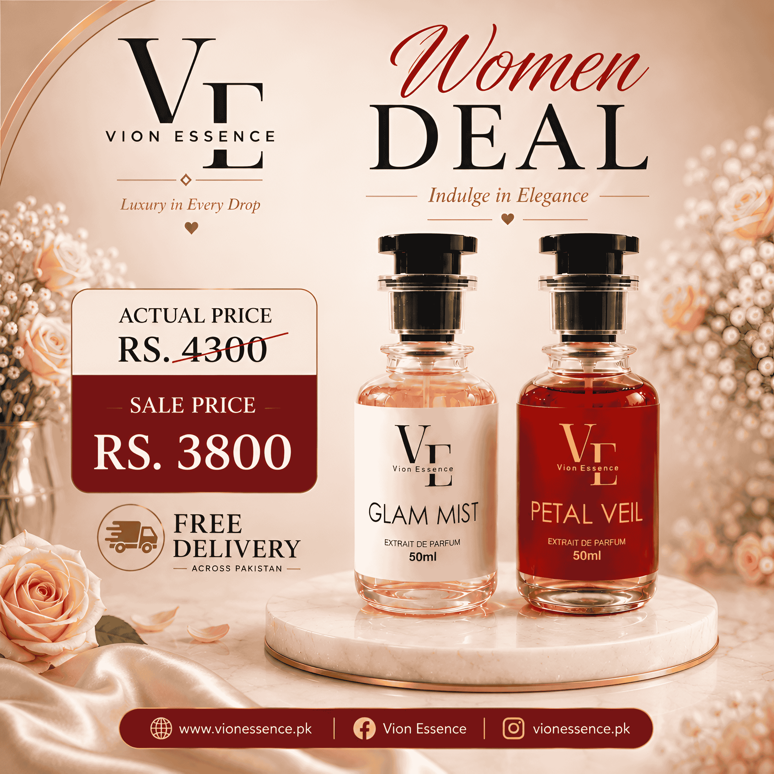 Deal For Women – Buy 2 Top Rated Perfumes – Save More & Enjoy ✨